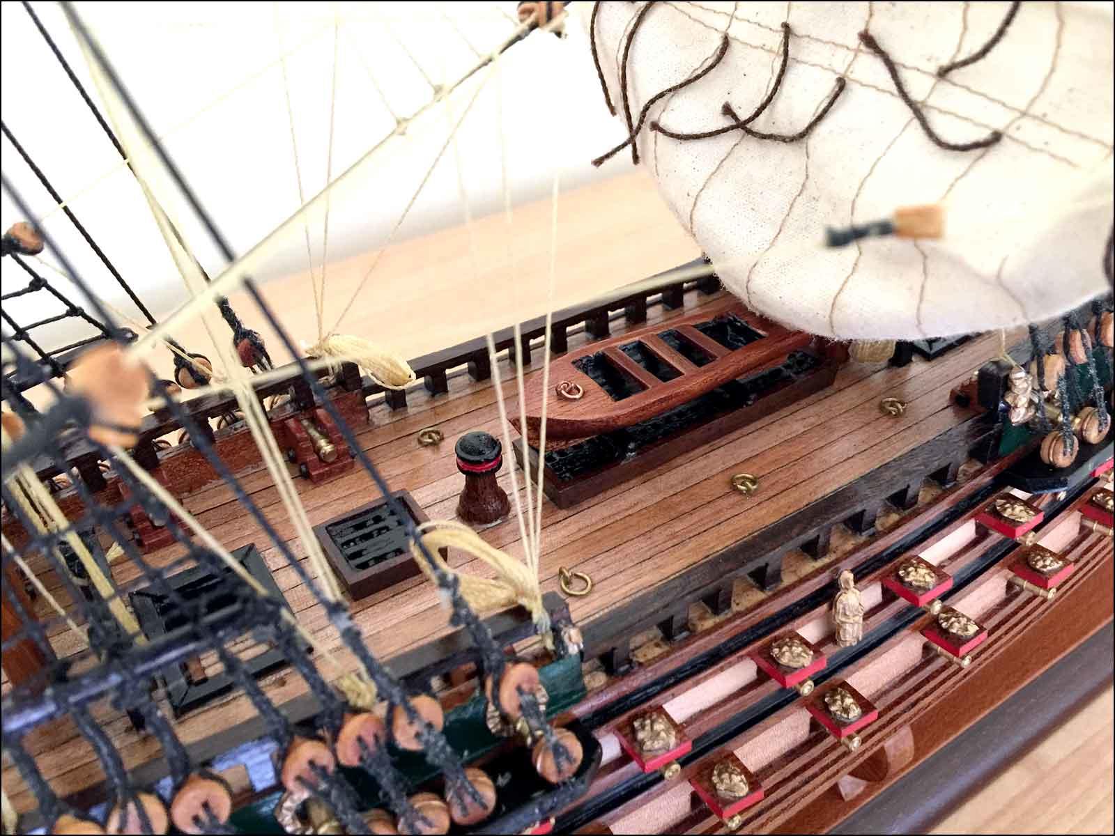 statek drewniany model wasa