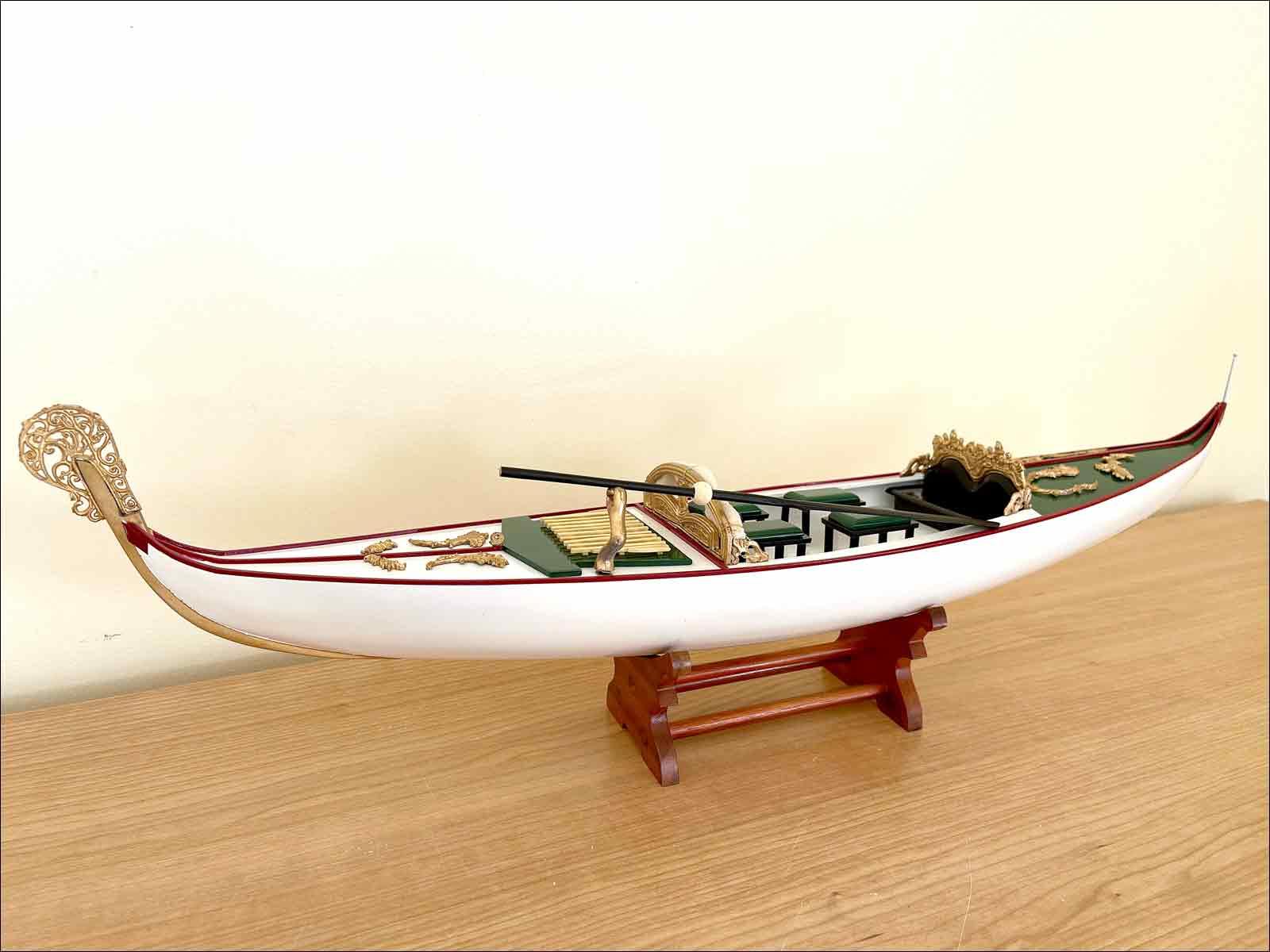 ornamental Gondola model boat