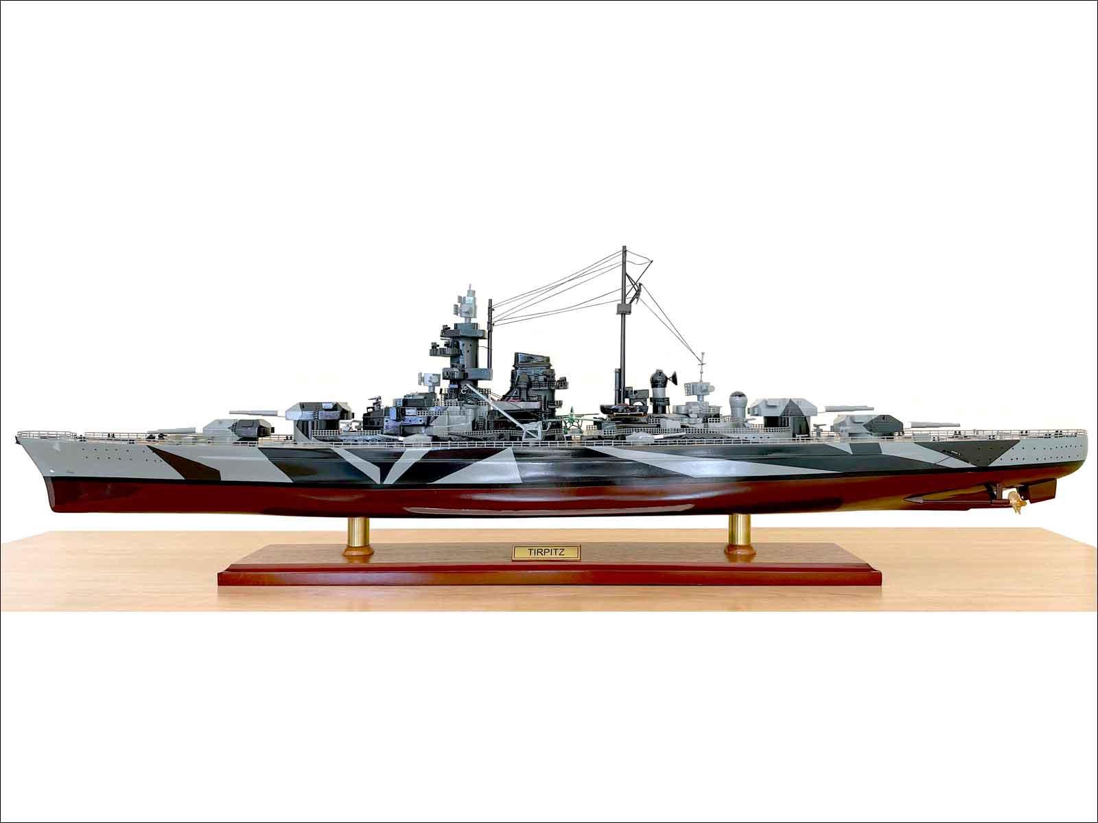 Tirpitz battleship model