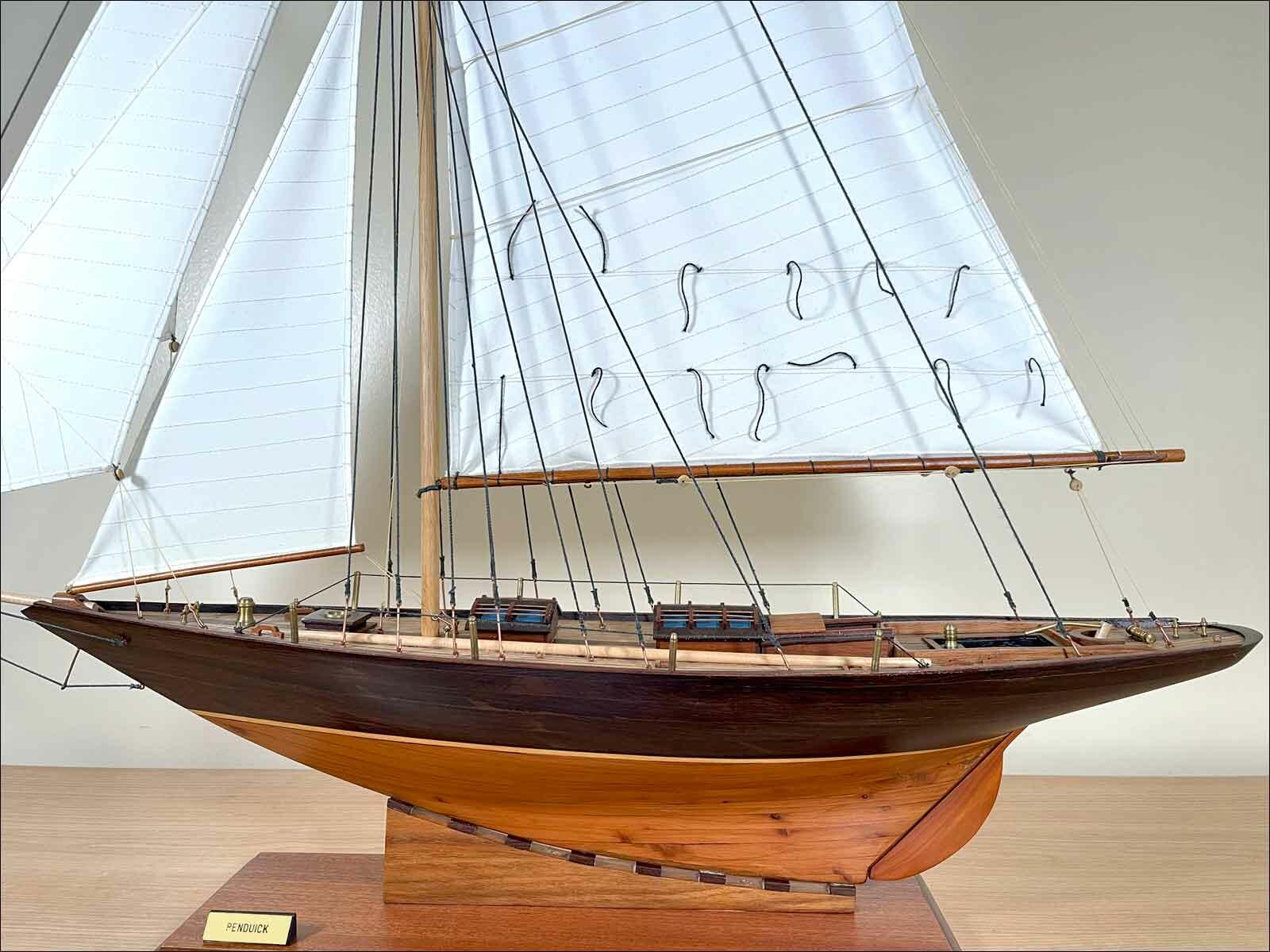 large scale sailing boat model Pen Duick