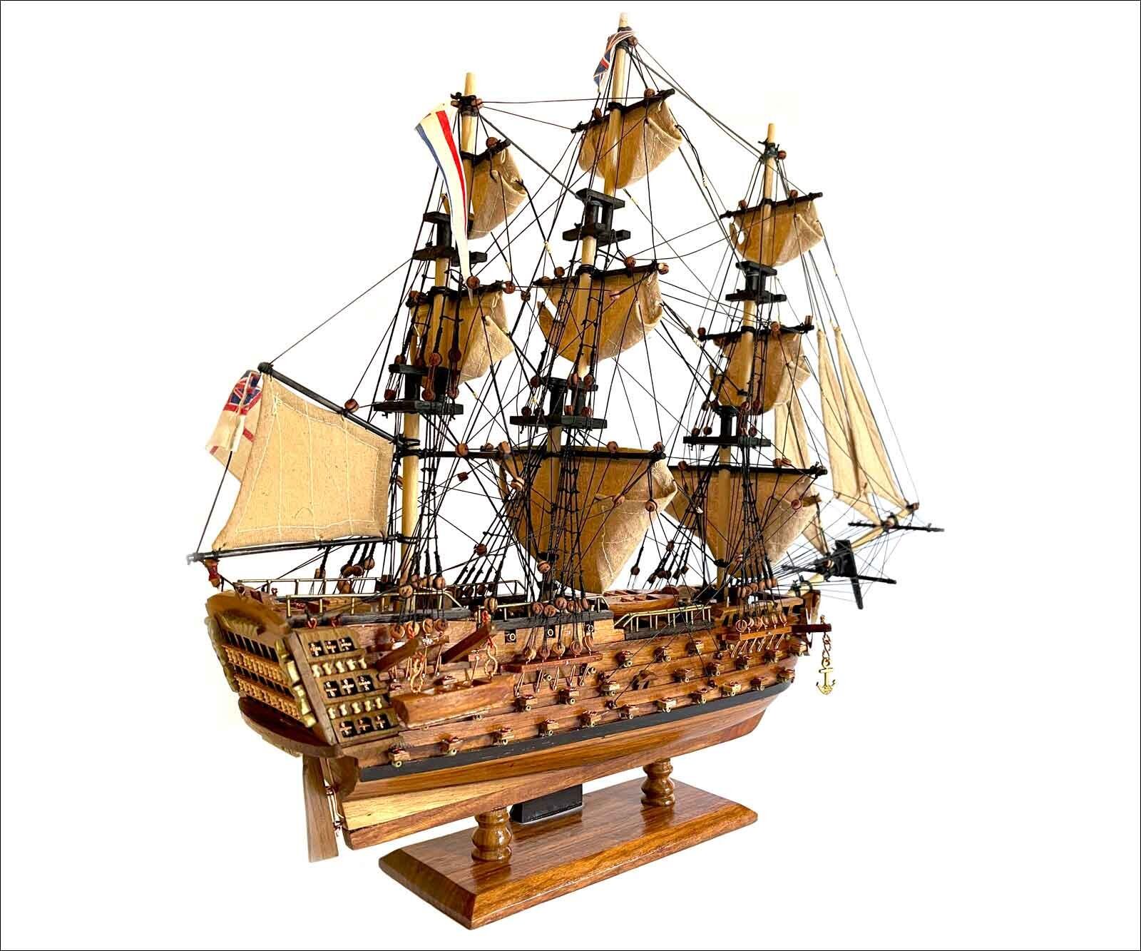 small Victory model ship