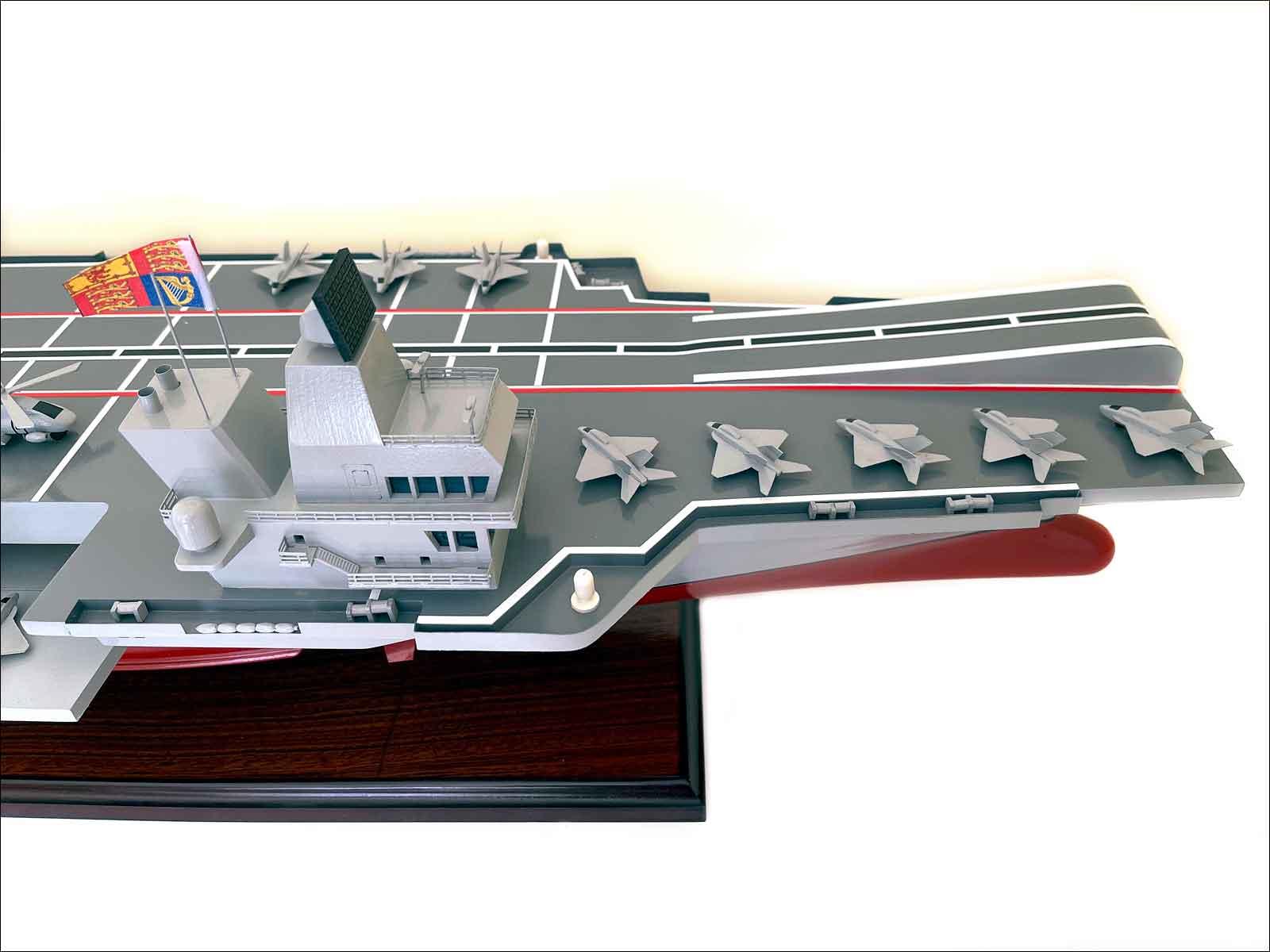 model HMS Queen Elizabeth aircraft carrier