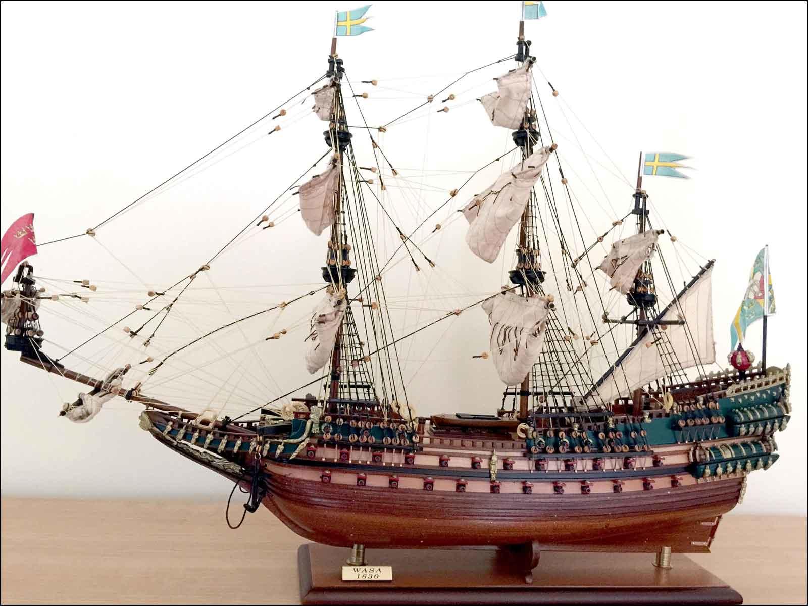 Vasa galleon ship model