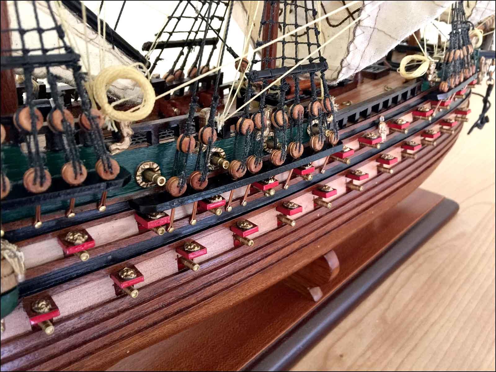 hajó makett fából Vasa