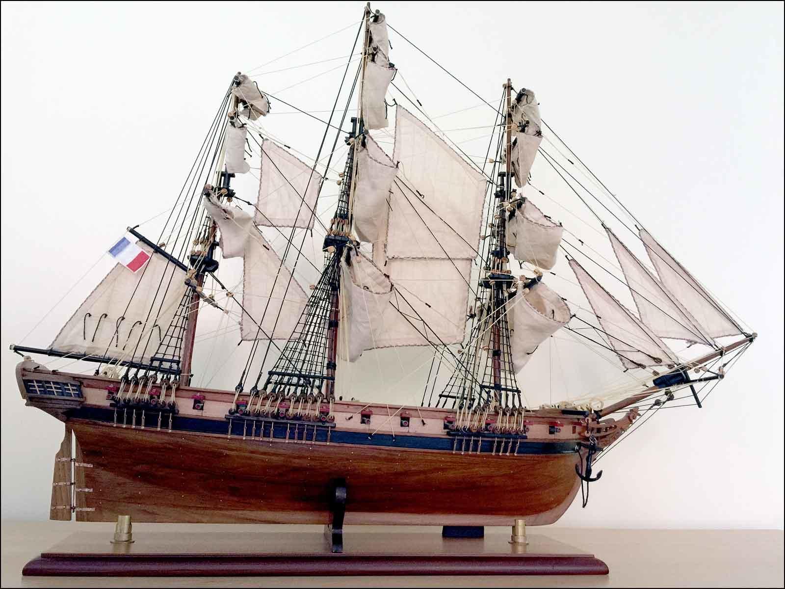 French ship La Confiance model