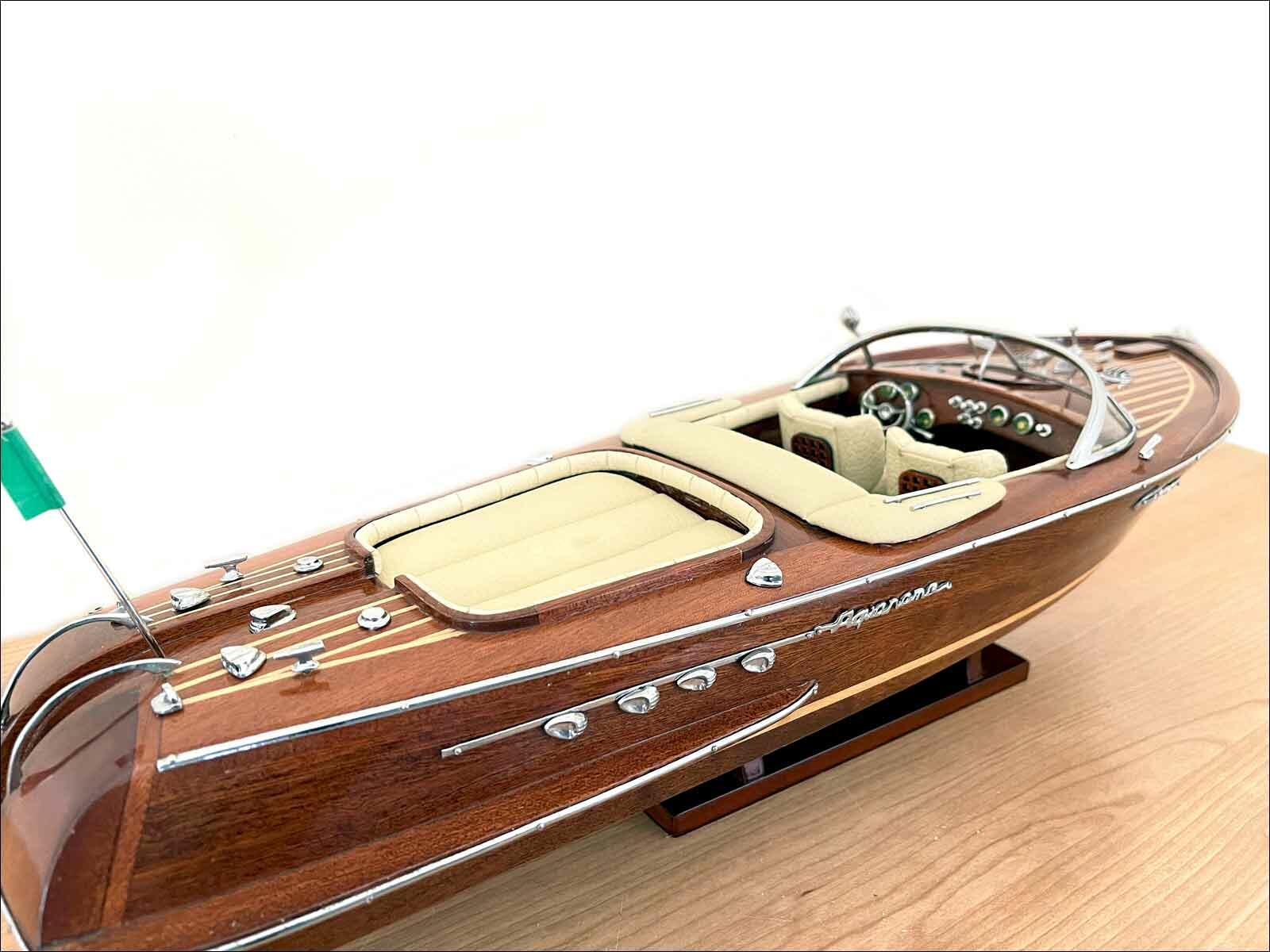 handmade speedboat model