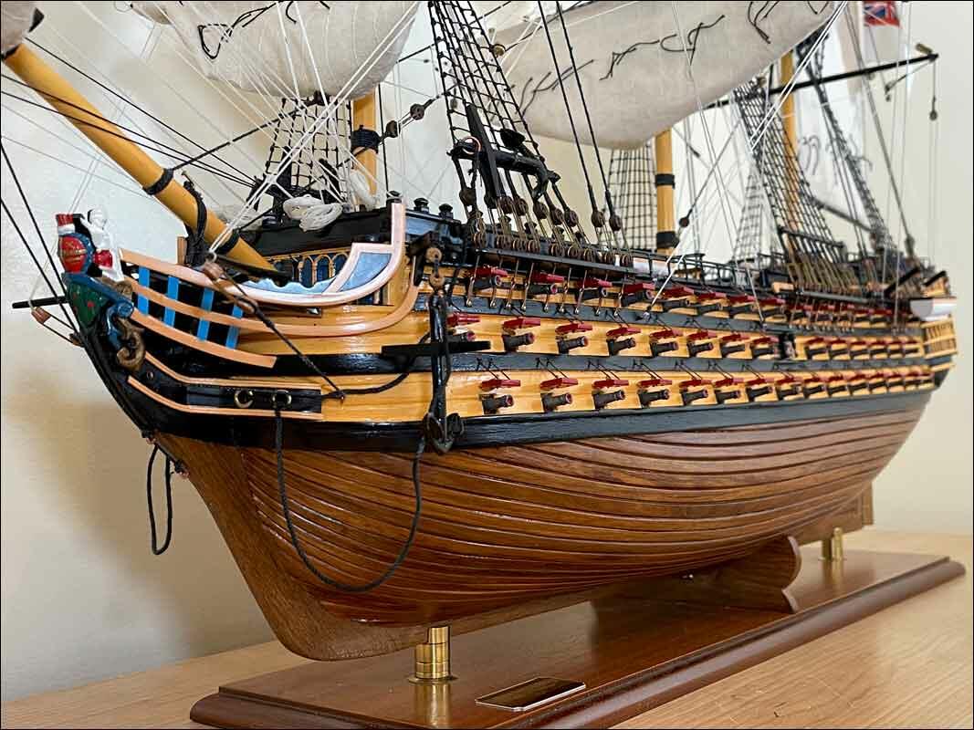 large scale hms victory model ship