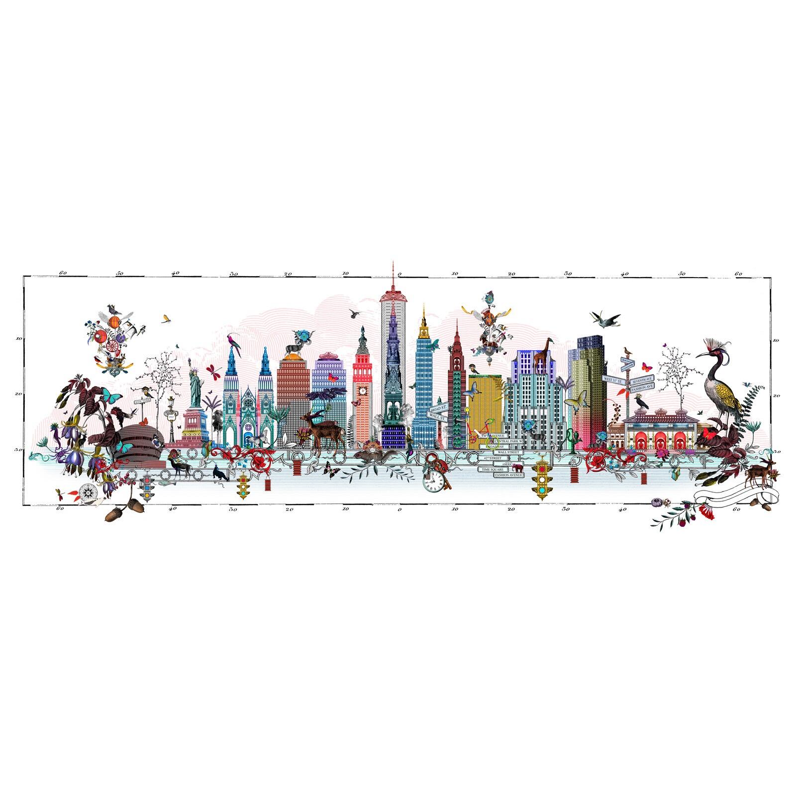 New York Skyline Print | Modern Artists Print