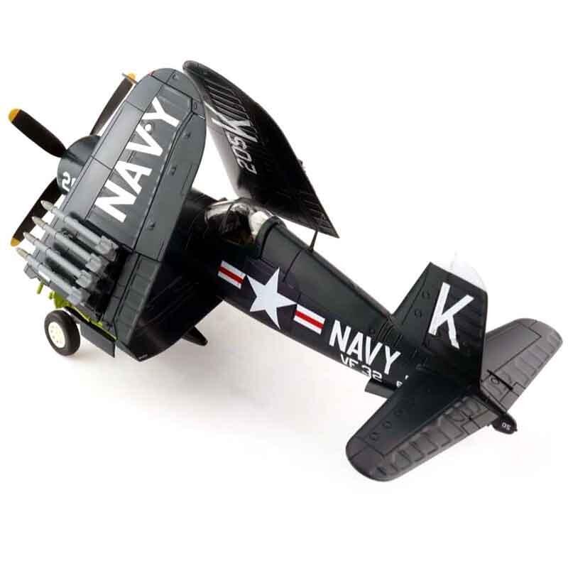 F4U-4 Corsair White 205 Airplane Model 1 48