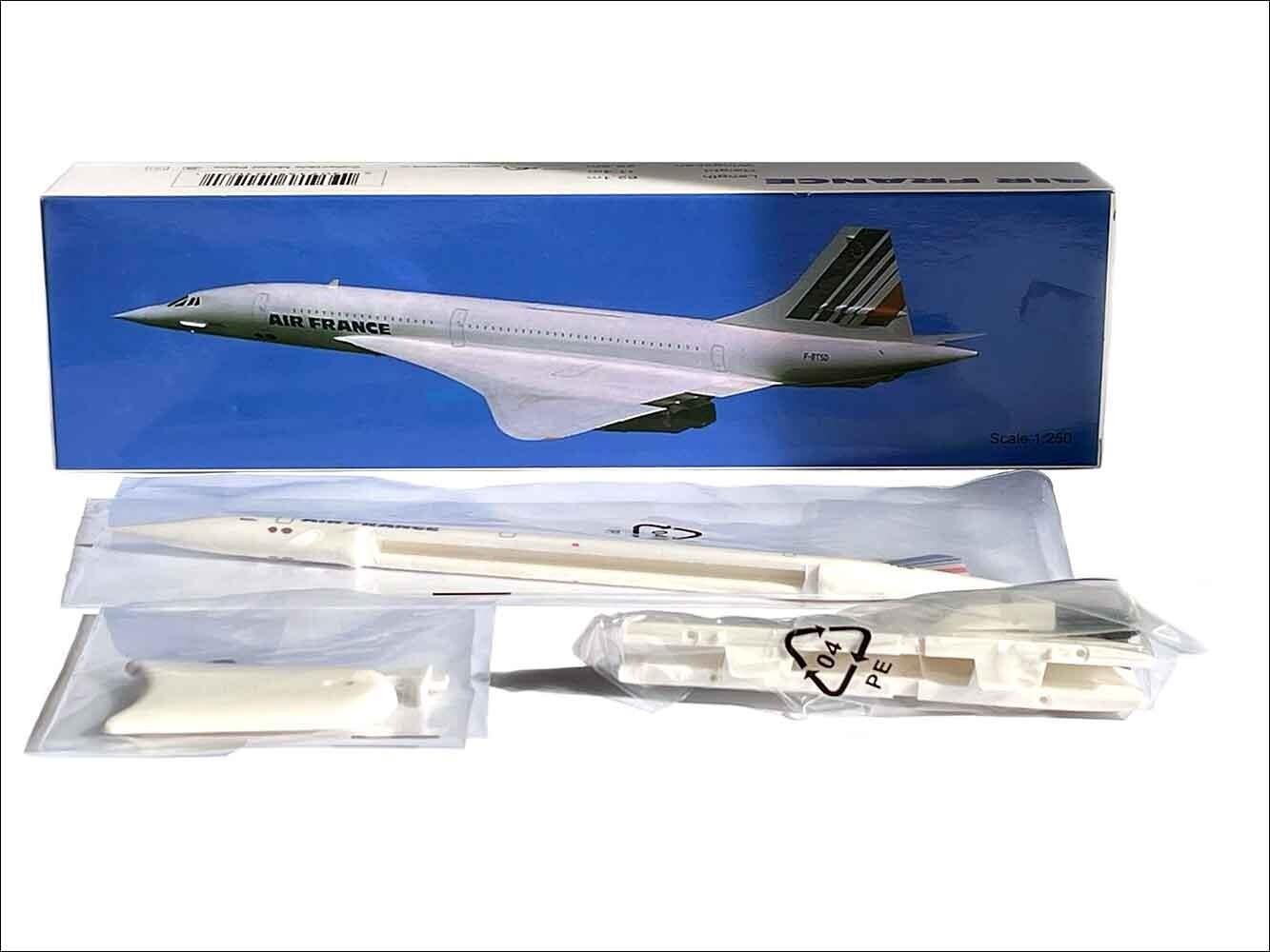 1 250 Air France Concorde Airplane Model
