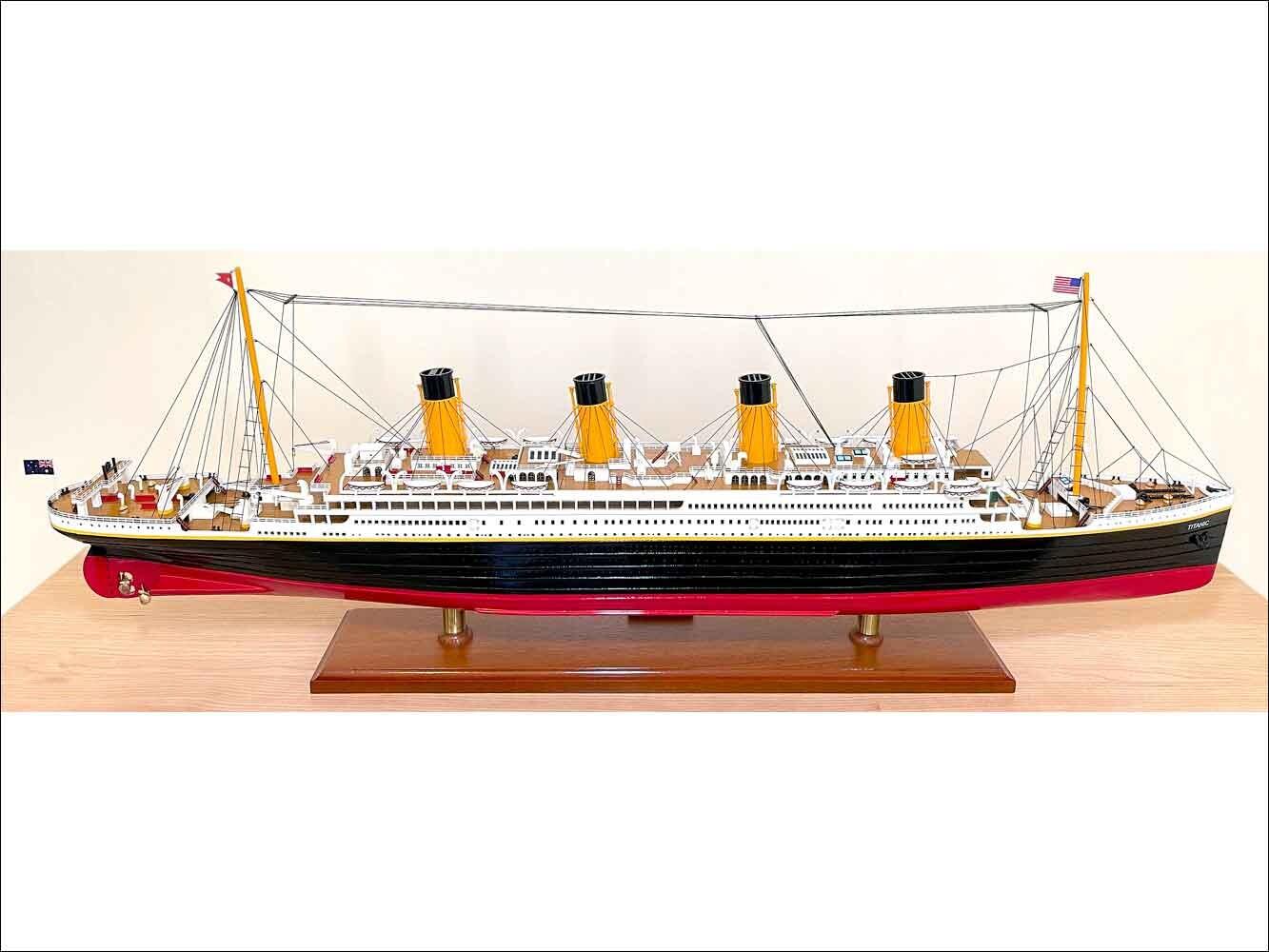 Huge Titanic model fully built
