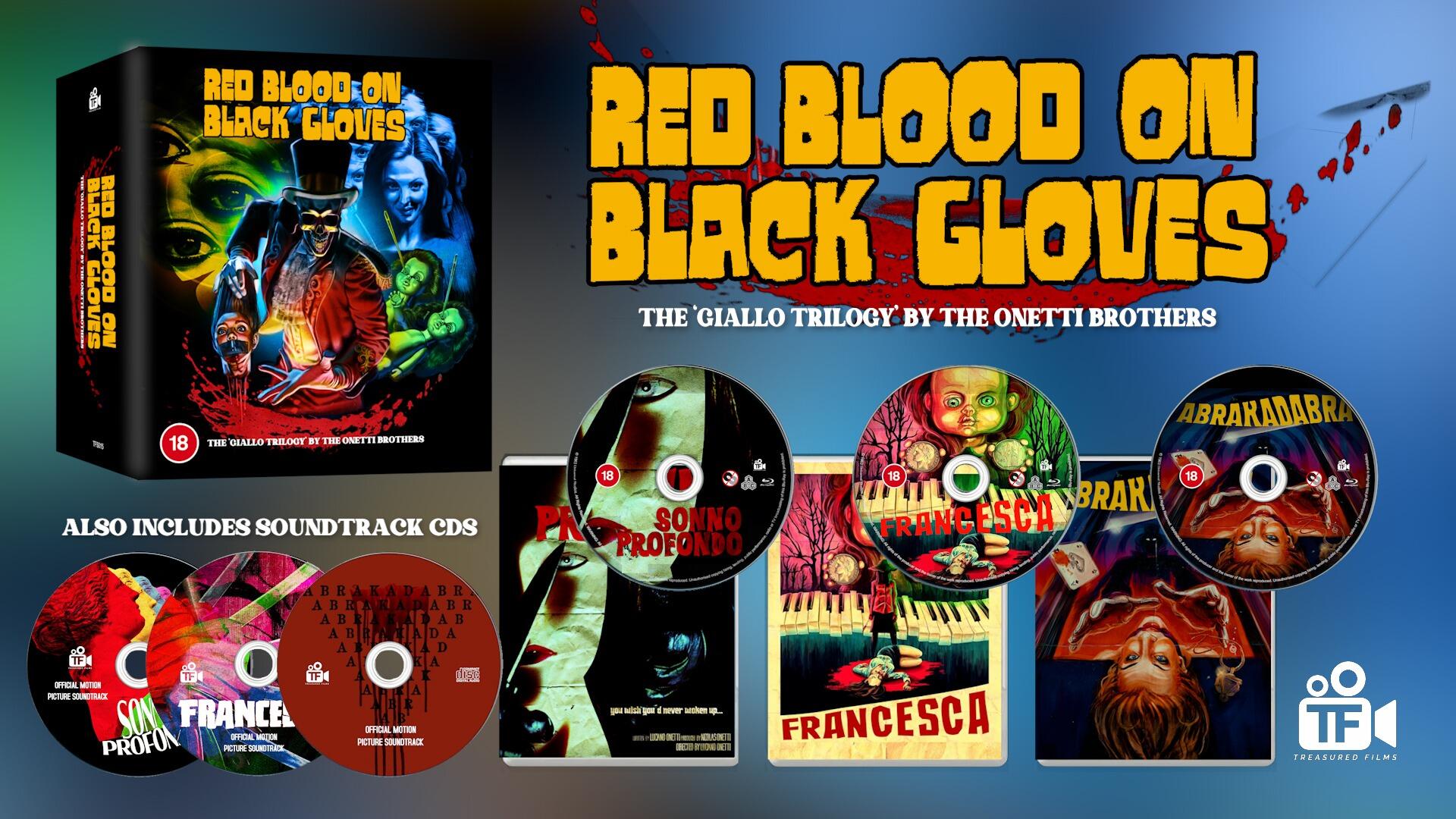 RED BLOOD ON BLACK GLOVES: THE GIALLO TRILOGY BY THE ONETTI