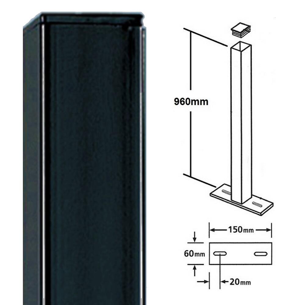 BOLT DOWN Fence Posts 50mm x 960mm
