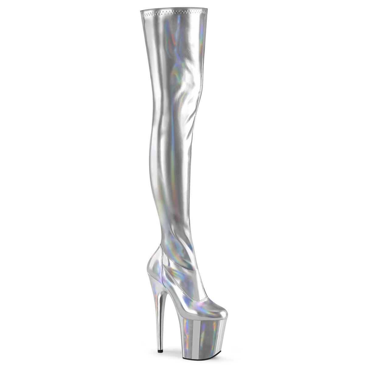 Silver 2025 holographic boots