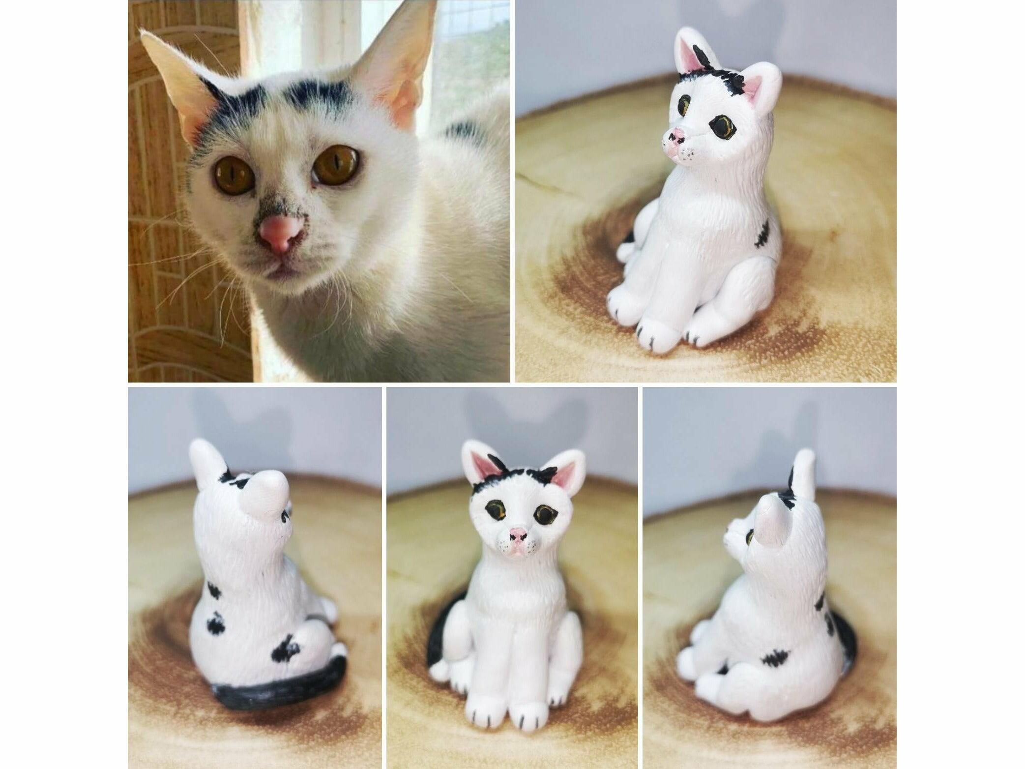 Handmade Polymer Clay Model of your Cat