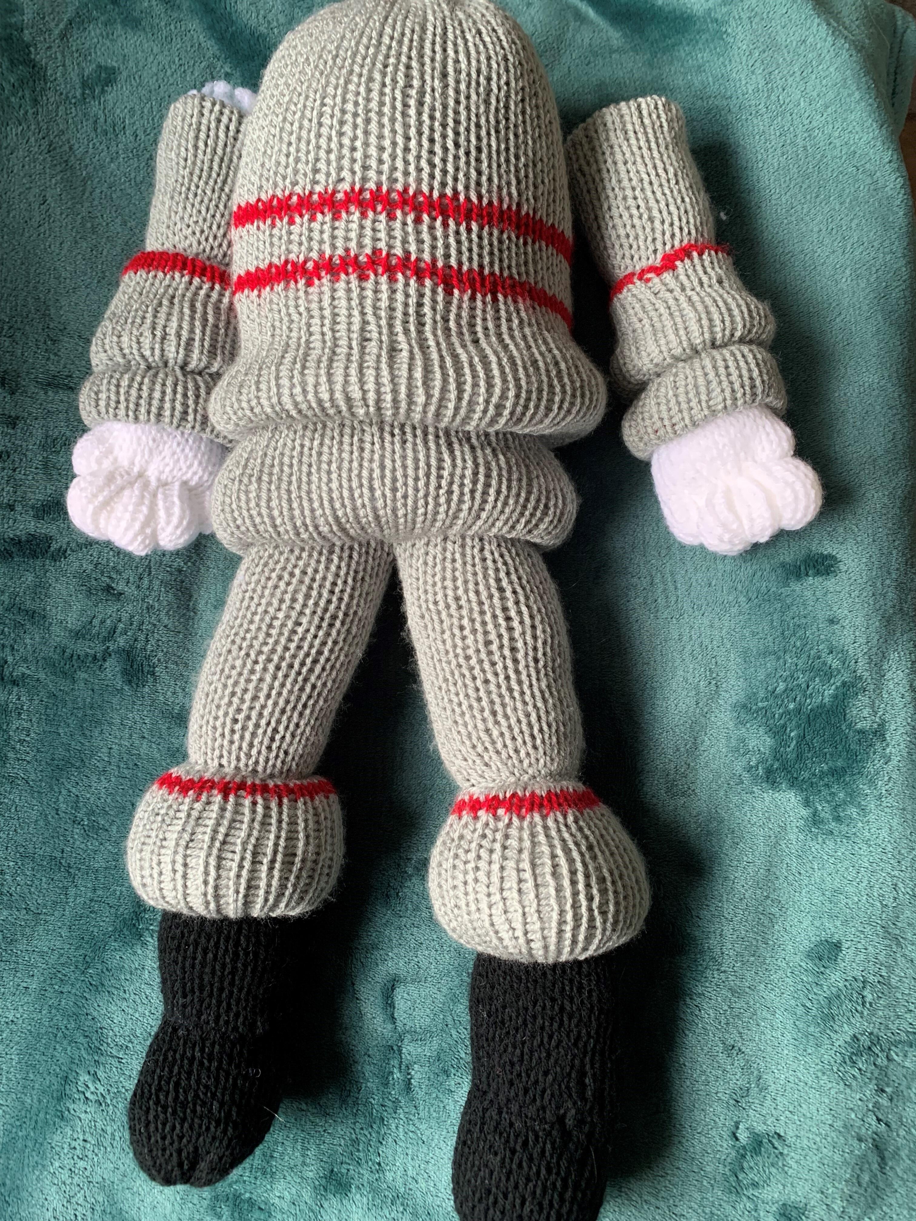 Sock Monkey Pattern Addi 22 & Sentro 22 Circular Knitting Machines