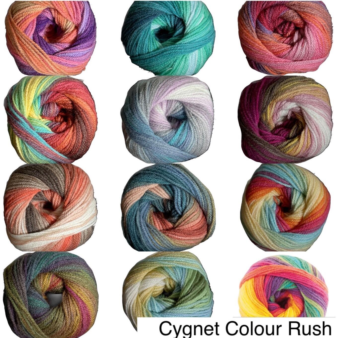 Cygnet Colour Rush Chunky - 100g - 8 Shades