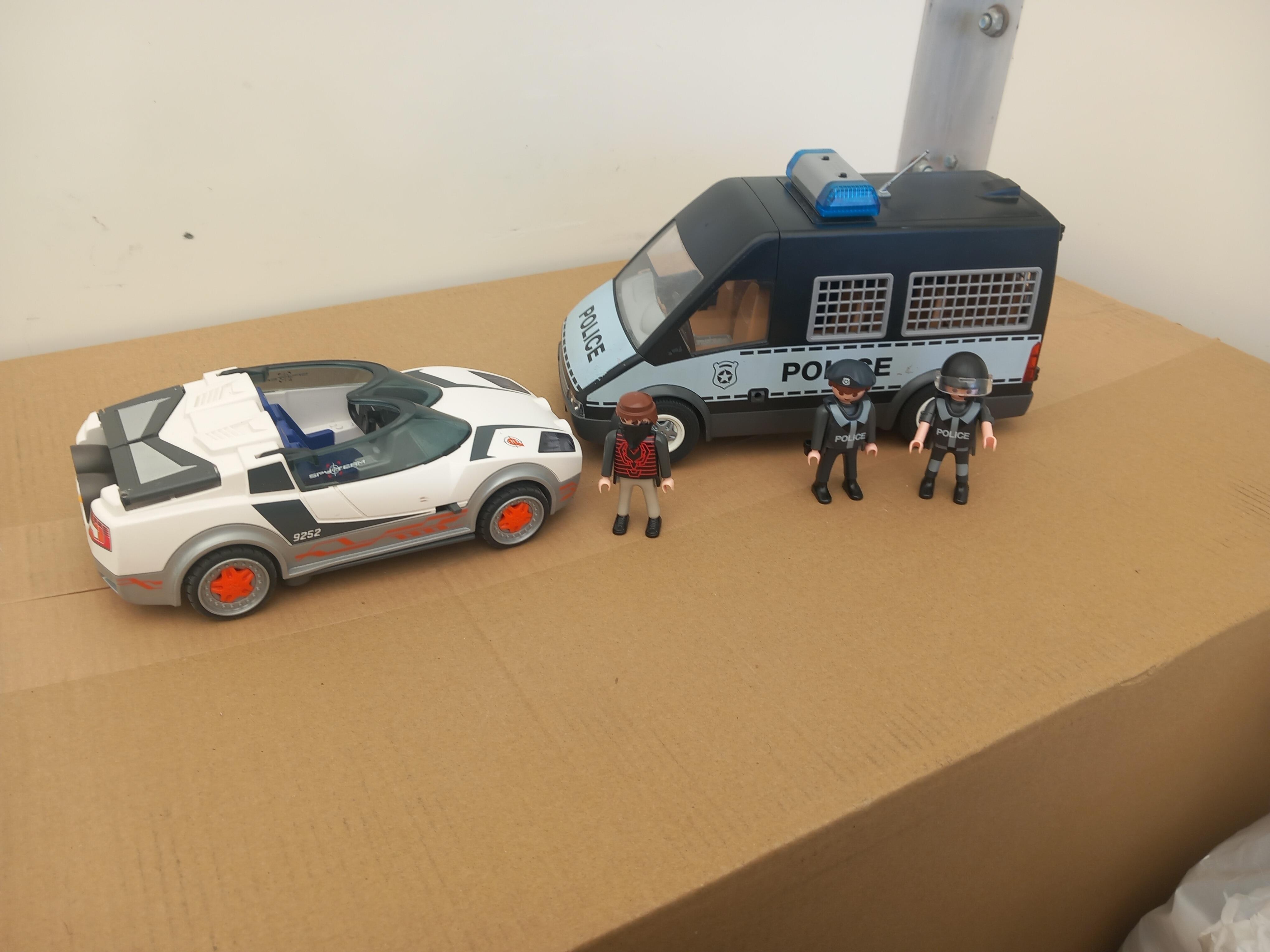 Playmobil Police Van Gangster Spy Car Used Clearance