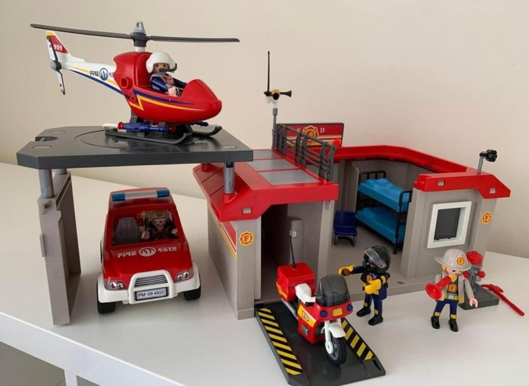 Playmobil take along fire station discount