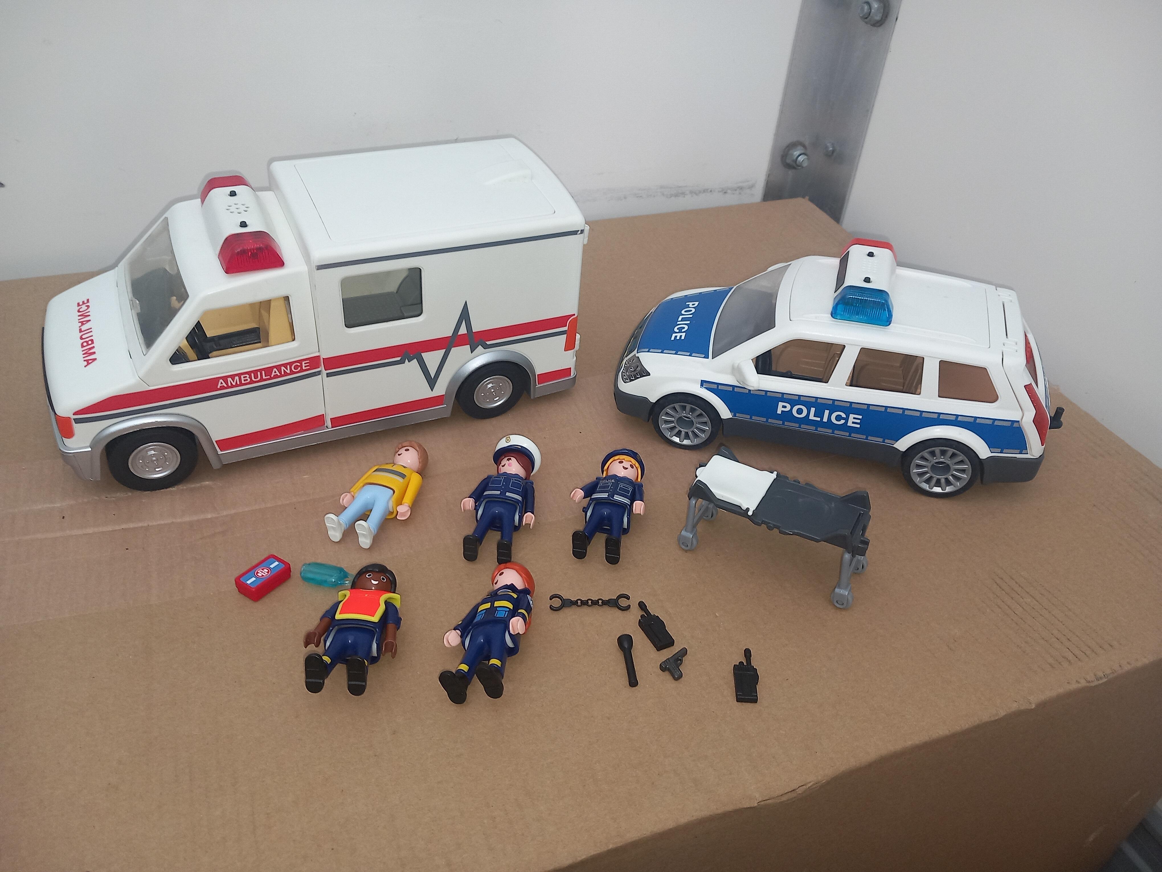 Playmobil police and ambulance best sale
