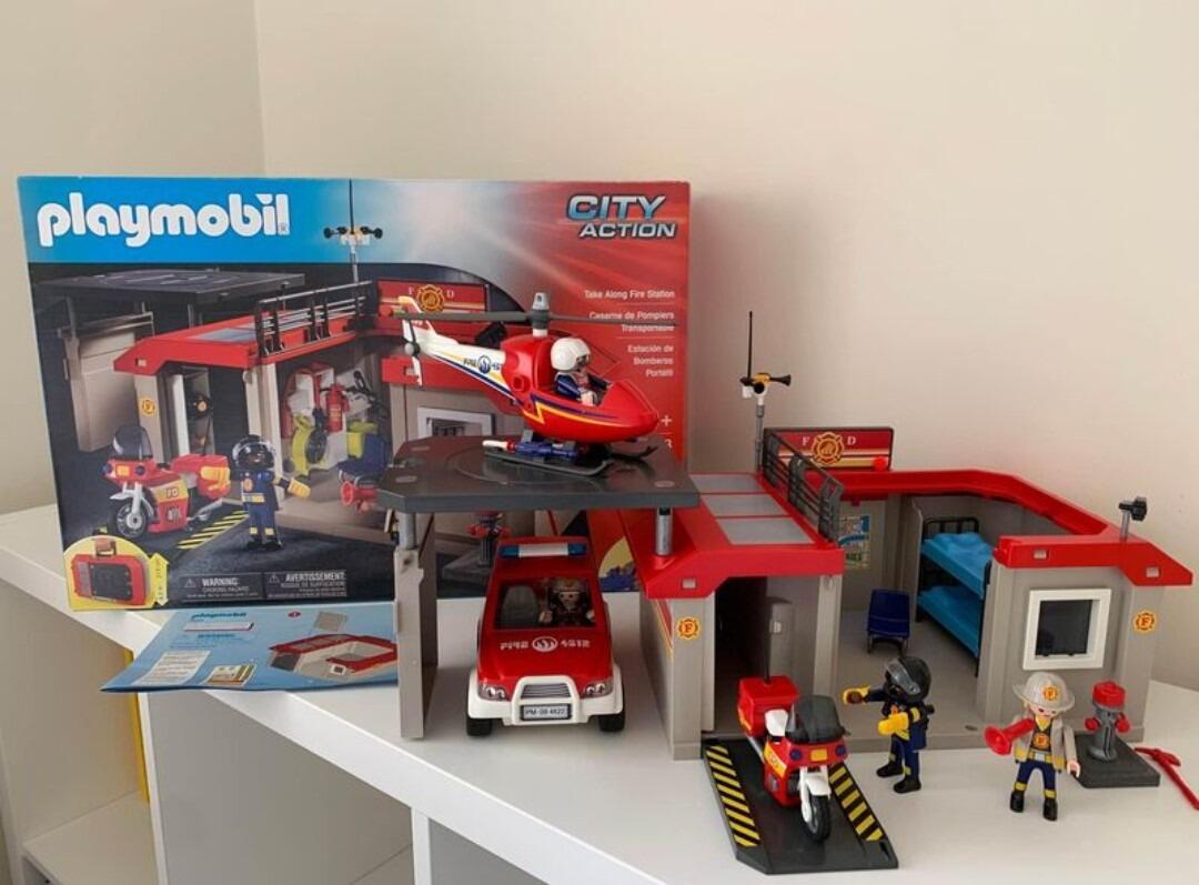 Playmobil take along fire station online