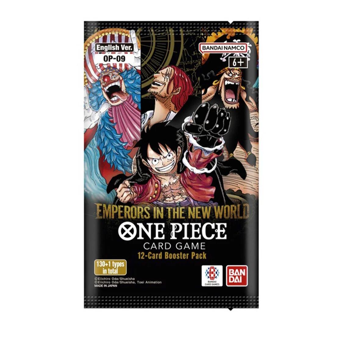 One Piece Card Game TCG - Booster Pack - Emperors In The New World - OP-09  - UK ENGLISH