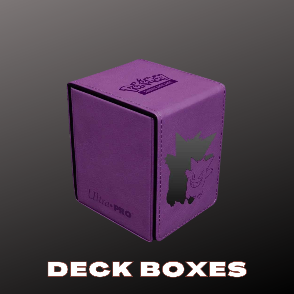 Premium trading card deck box for TCG storage
