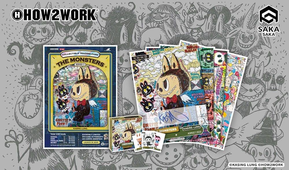 How2work Labubu Chrome Trading Cards Box – The Monsters Series 3