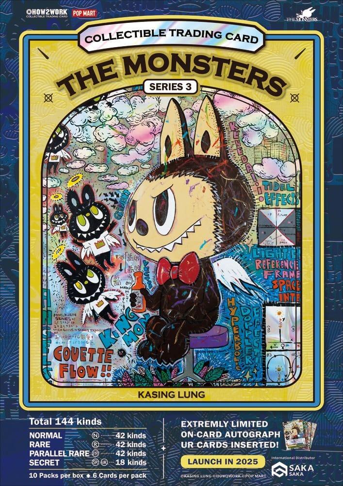 How2work Labubu Chrome Trading Cards Box – The Monsters Series 3
