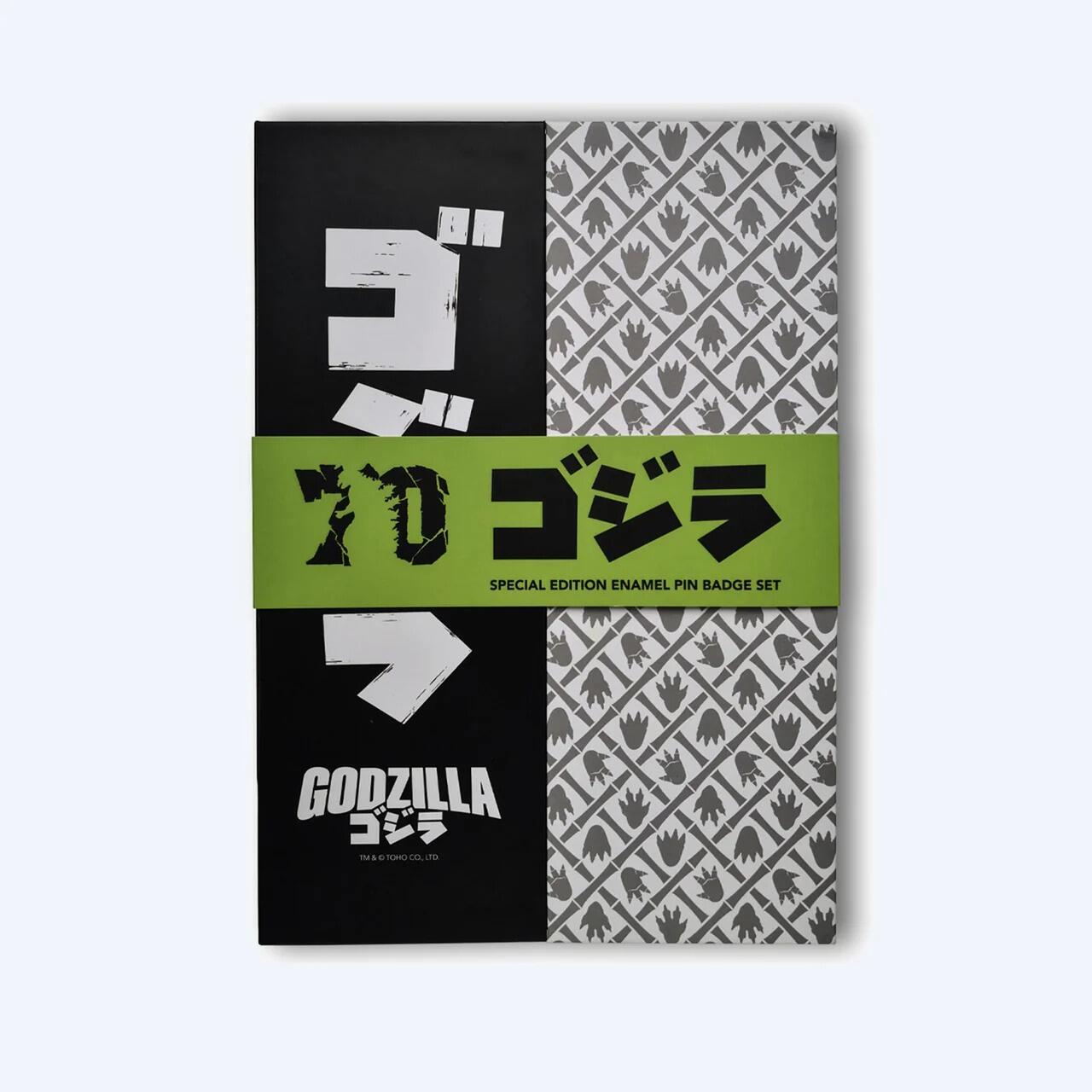 Godzilla Monsters Deluxe Enamel Pin Box Set – 12‑Pin Limited Edition ...