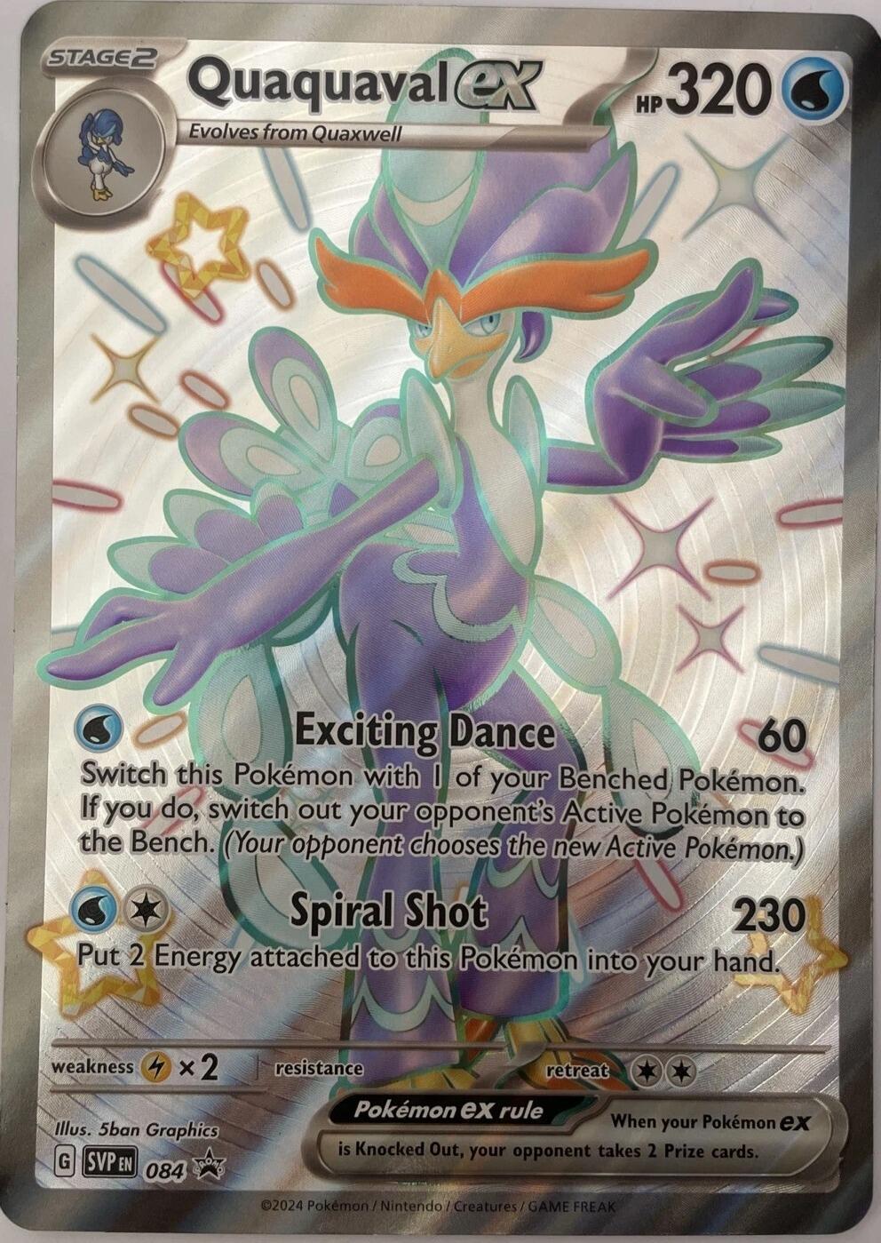quaquaval pokemon card price Amazon.com: Quaquaval ex 052/193- Paldea Evolved - Double Rare