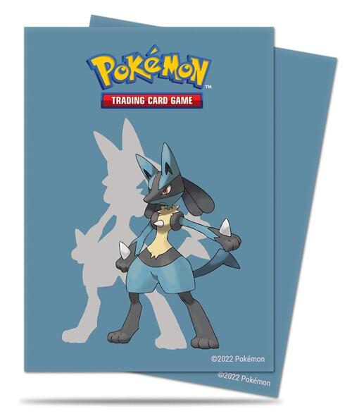 Ultra Pro - Standard Deck Protector Sleeves - Pokemon Lucario 65pk Ultra Pro - Standard Deck Protector Sleeves - Pokemon Lucario 65pk