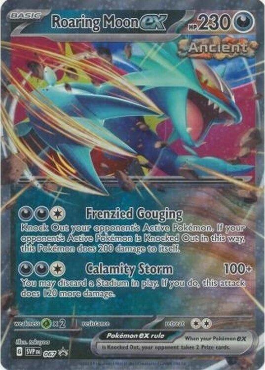 best mcdonalds pokemon card Roaring Moon (011/015) [McDonald's Promos 2024 Collection] – Galaxy Games  LLC main image 1