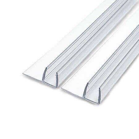 Vertical shower seal screen strips