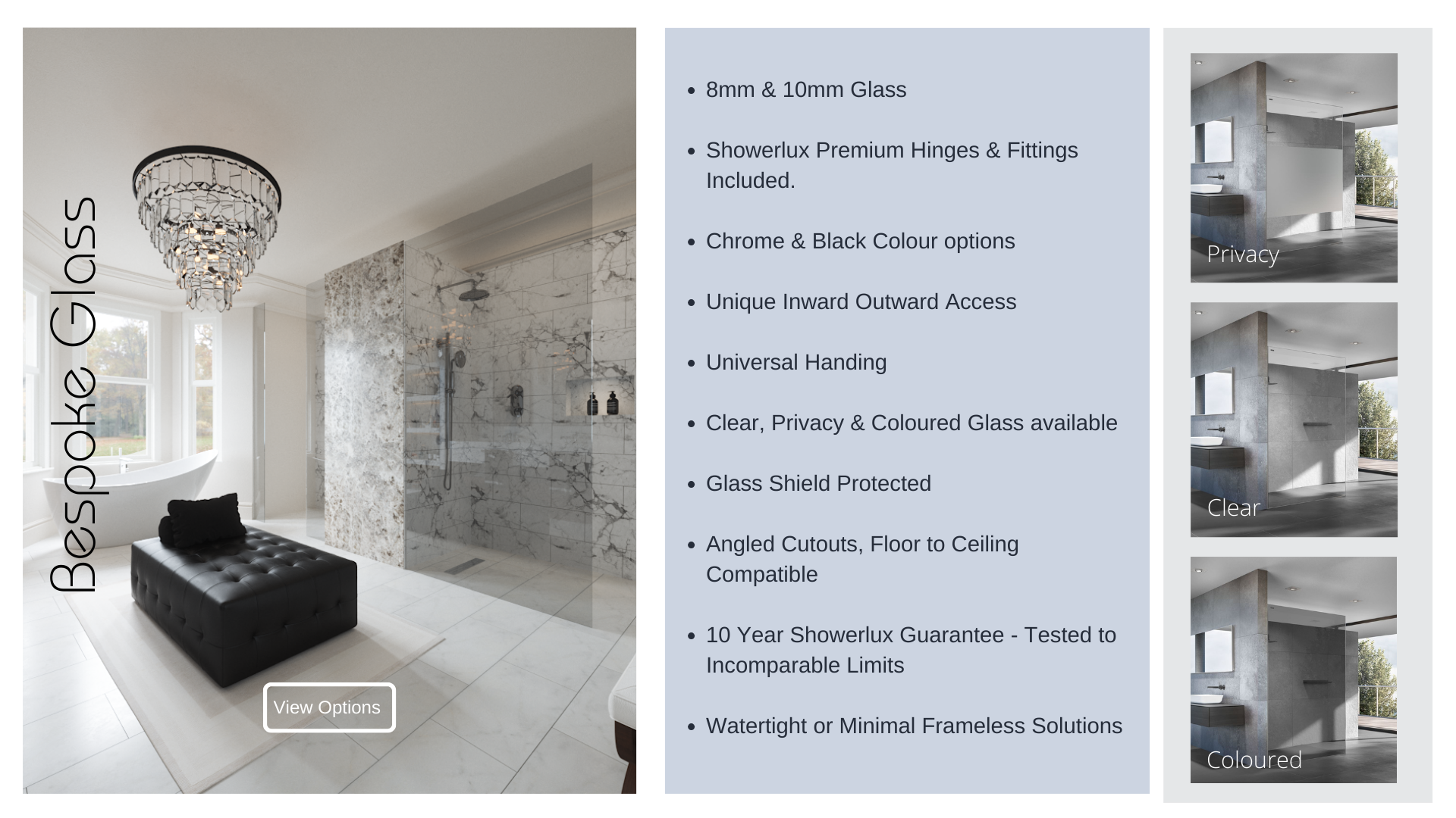 Angled Made to Measure Shower Doors, Custom Shower Screens, Fitting