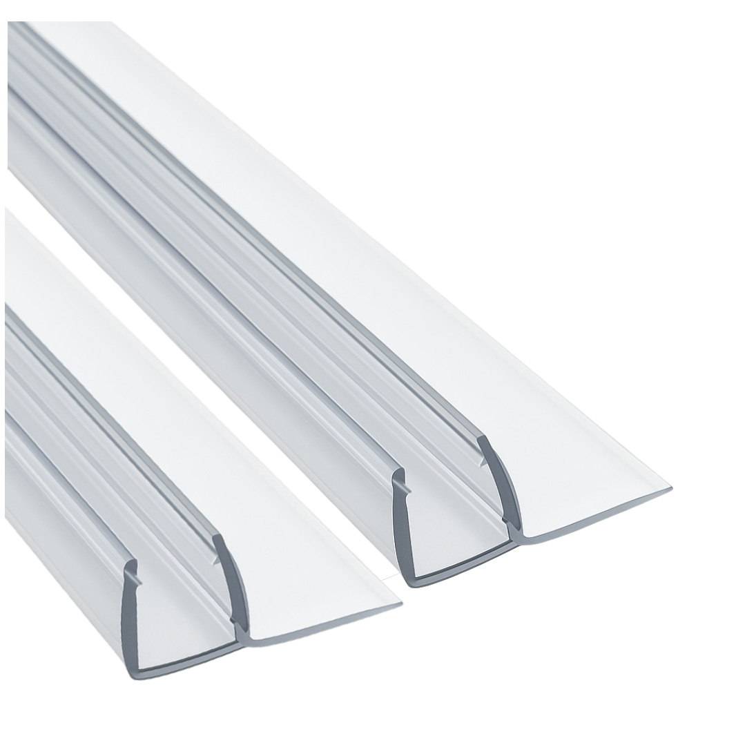 Sliding shower door seals