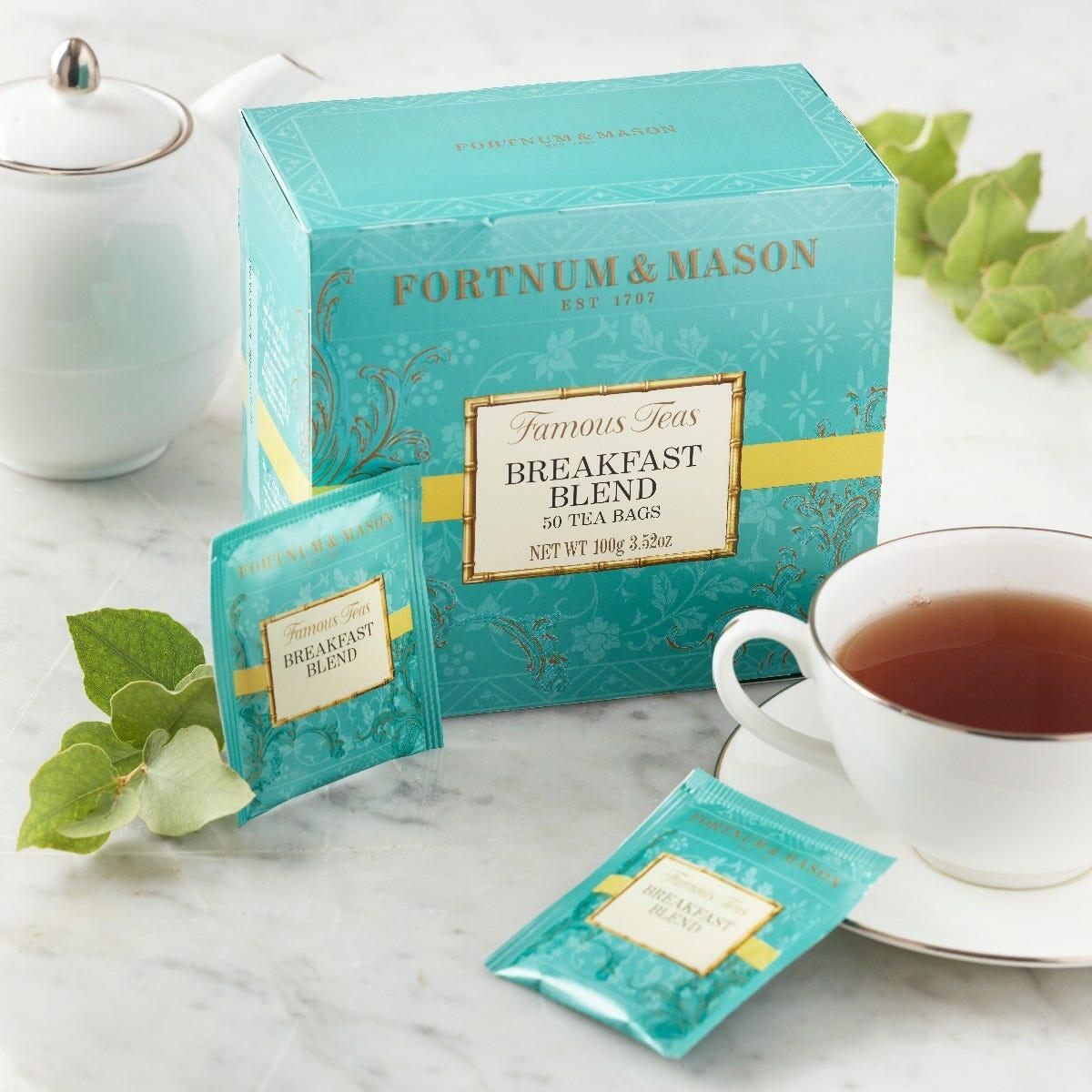 Breakfast Blend, 50 Black Tea Bags, Fortnum & Mason