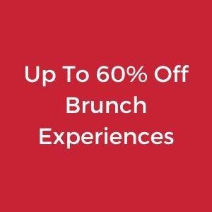60% Off Brunch Experiences
