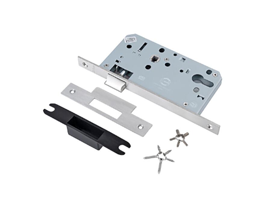 Briton 5740.60.S.SS Latch 60mm Backset - Square Forend