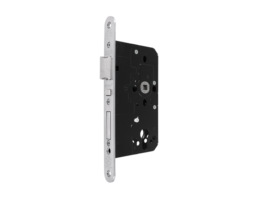 Hoppe AR915.60.R.SS | Apartment Lock 60mm Backset - Radius Forend