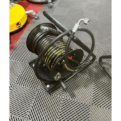 Superclean Carry Hose Reel with hose top view