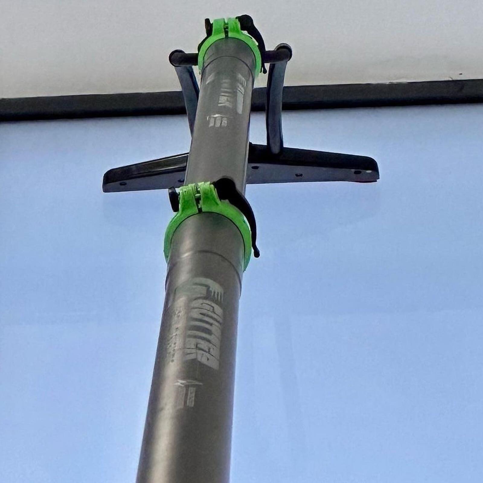 Vak-Head Internal High Level Window Cleaning Attachment in use