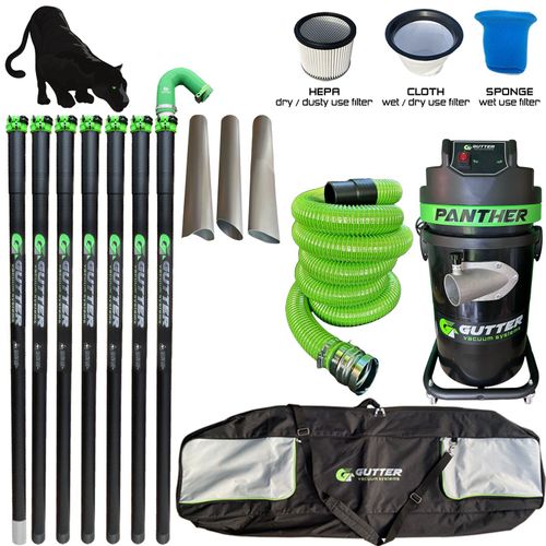 1700w Panther – Clamped Carbon Fibre with 135 Flexi Neck
