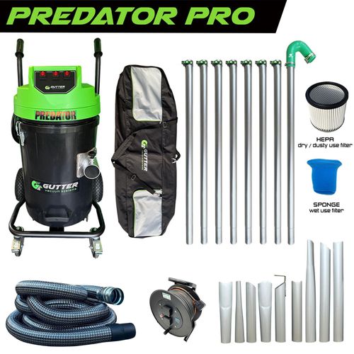 Polypropylene Predator Gutter Vacuum 3600w – Aerospace Aluminium PRO Package