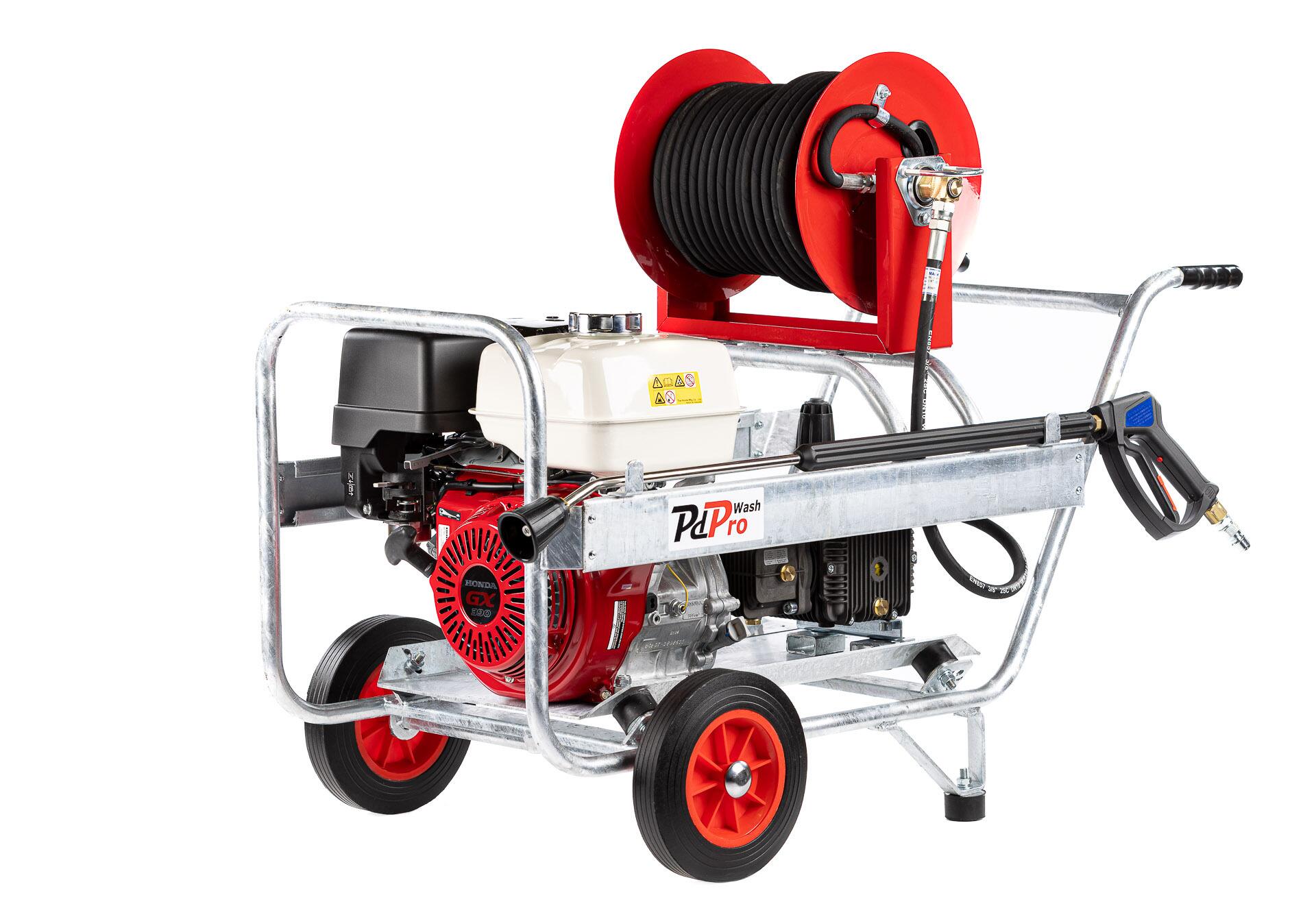 13hp Honda GX390 Petrol Pressure Washer 3000psi 21LPM Electric Start