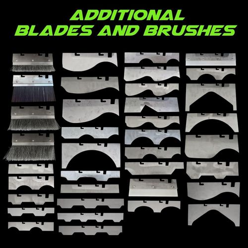 Additional Scraper Blades and Brush Attachments