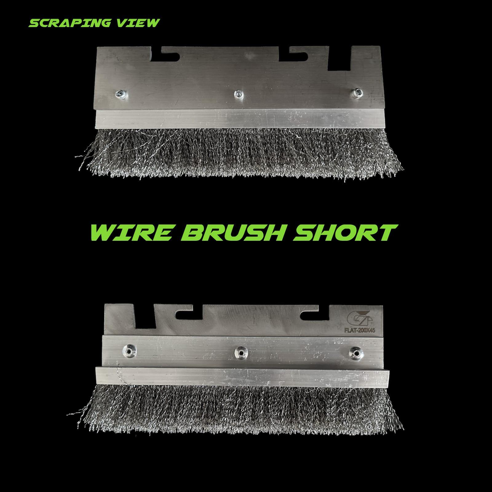 GVS Double Roof Scraper Head - One Blade and One Brush