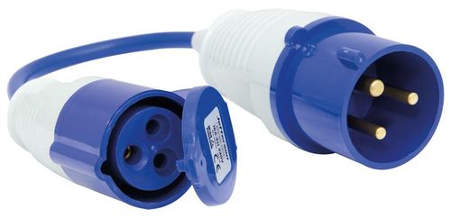 230V 32A Plug to 16A Socket Fly Lead
