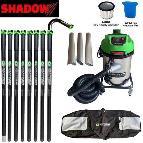 Shadow 3400w Gutter Vacuum - Clamped Carbon Fibre Rigid Neck