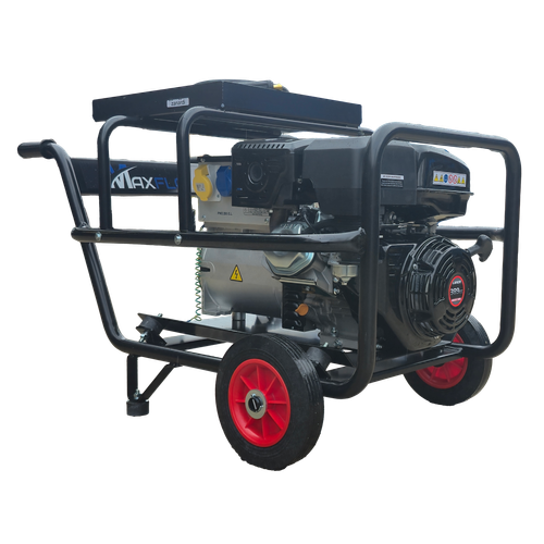 Maxflow AC Petrol Welder Generator – Loncin G390 Engine 6 kVA Trolley Frame